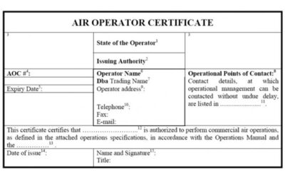 THE 7 STEPS COMPANIES TAKE TO OBTAIN AN AIR OPERATOR CERTIFICATE (AOC)