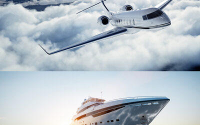 Comparing Private Jets and Luxury Yachts