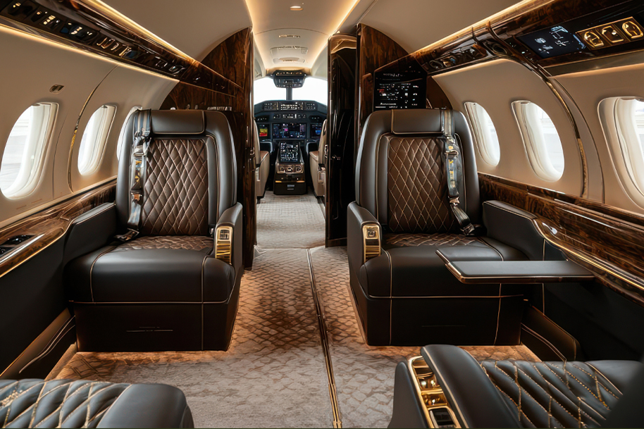 How Fashion and Interior Designers Personalize Private Jets