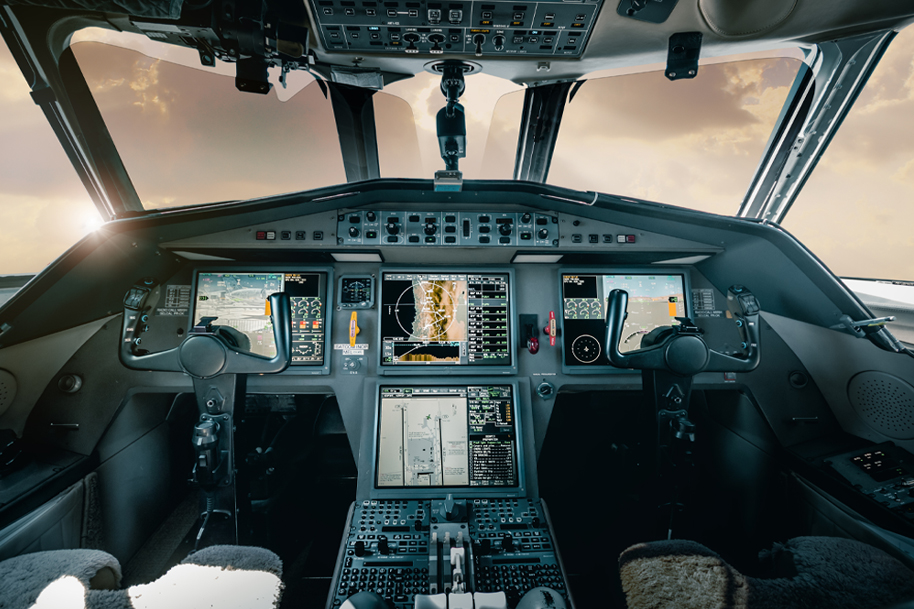 Private Jet Cockpit